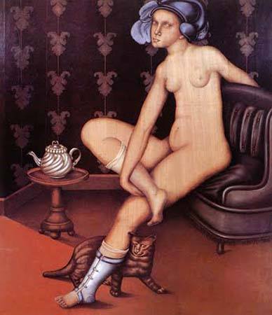 Carmen Aldunate Dom publiczny z kotem