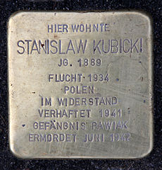 StolpersteinStanislaw_Kubicki