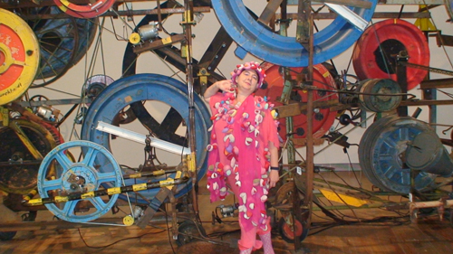 Alexandra  Holownia as Alexandra Fly at Tinguely Museum Basel 2013