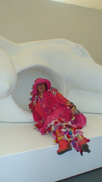 Alexandra Holownia as Alexandra Fly Frieze Art Fair London 2013