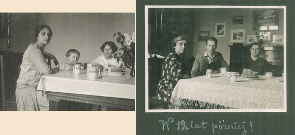 autorka_dziennika_Malgorzata_Hrebnicka_z_dziecmi_ok_1928 -1940