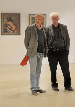 4 BUNT vernissage 19 04 15 Piotr Piotrowski and Timothy O Benson
