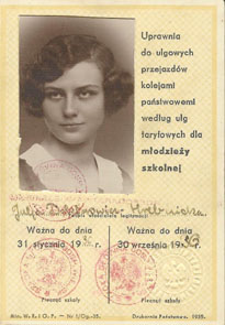 6._legitymacja_szkolna_Julii_Hrebnickiej