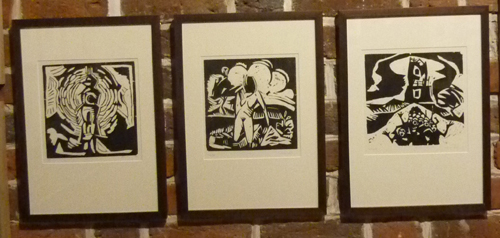 5 Kubicki Silesia linocuts