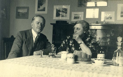 fot_1_Stanislaw_Hrebnicki_z_zona_Malgorzata_w_domu_przy_